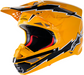 Alpinestars SM-10 Yellow krossikiiver front - MxStar