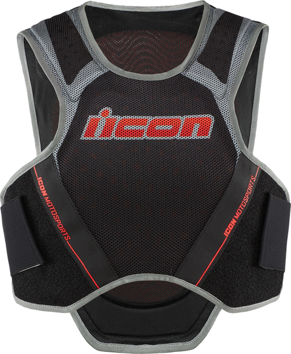 ICON Field Armor Softcore™ Black/Gray/Red front - MxStar