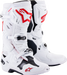 Alpinestars Tech 10 Supervented White/Red krossisaapad - MxStar