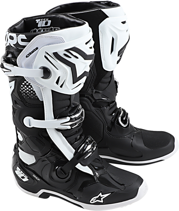 Alpinestars Tech 10 Black/White krossisaapad - MxStar