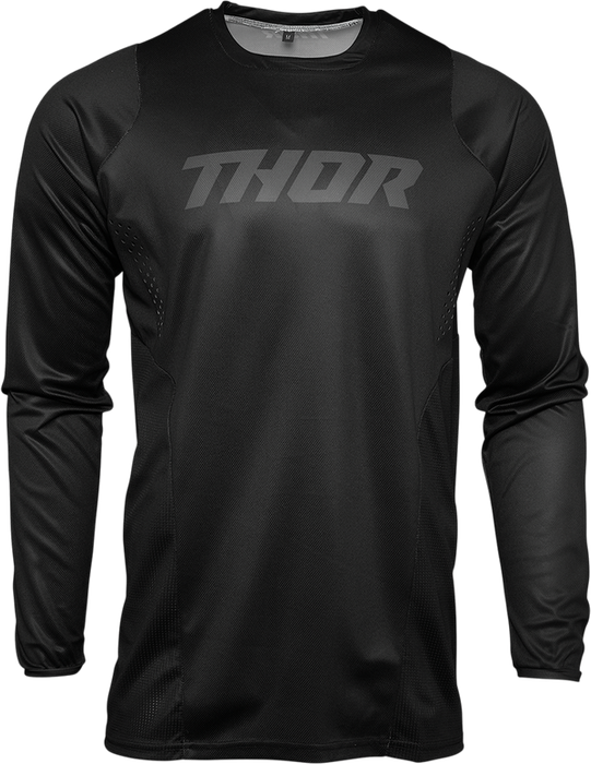 Thor Pulse Blackout Black krossisärk front - MxStar