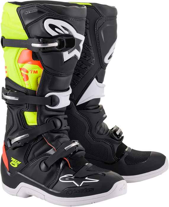 Alpinestars Tech 5 MX Black/Red/Yellow - MxStar