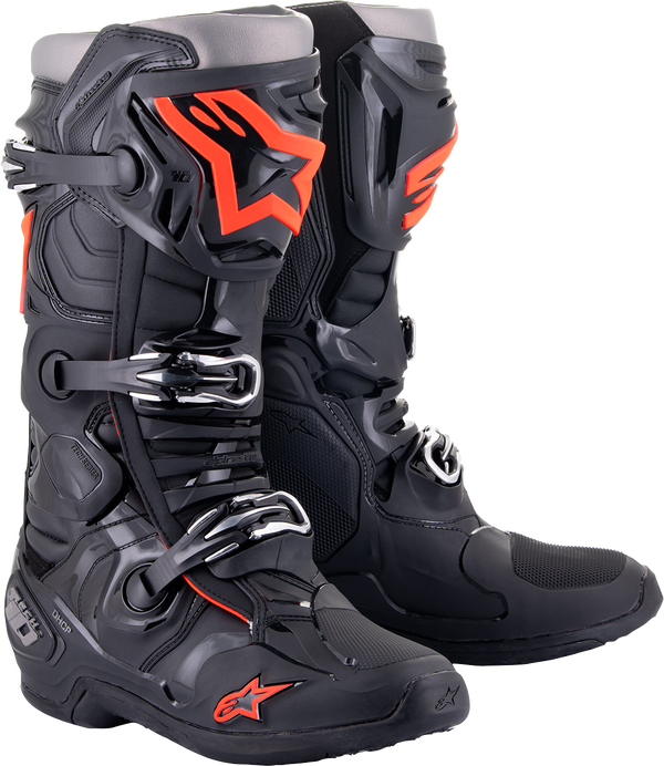 Alpinestars Tech 10 Black/Red krossisaapad - MxStar