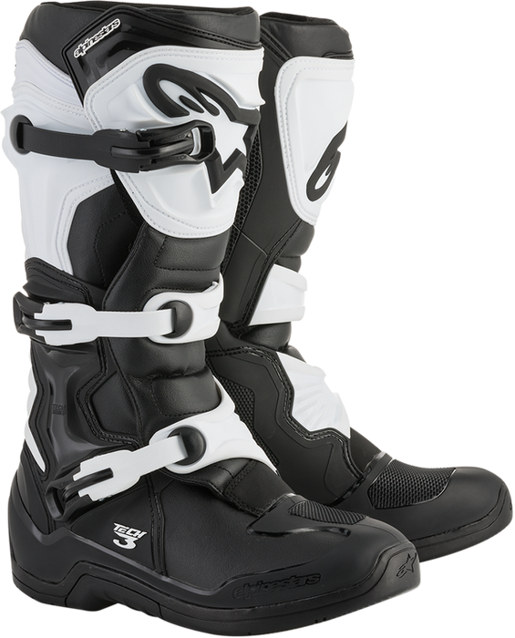 Alpinestars Tech 3 White/Black - MxStar