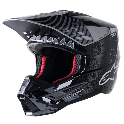 Alpinestars Supertech M5 Solar Flare Black/Gray front - MxStar