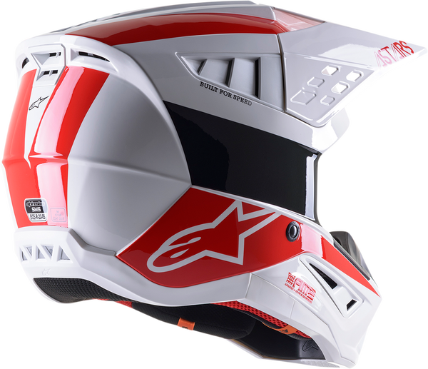 Alpinestars Supertech M5 Bond Red/White back - MxStar