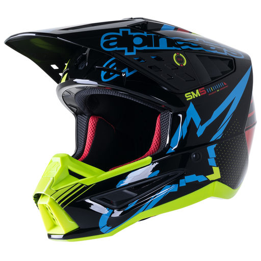 Alpinestars Supertech M5 Action Black/Yellow front - MxStar