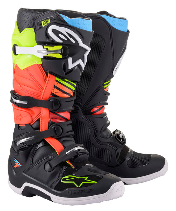 Alpinestars Tech 7 MX Black/Red/Yellow - MxStar