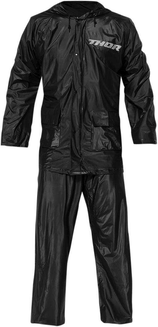 Thor PVC Rainsuit Black - MxStar