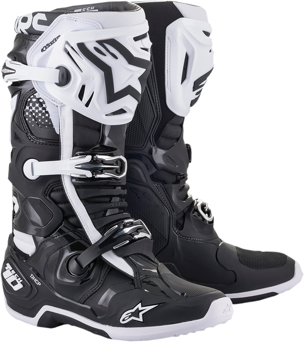 Alpinestars Tech 10 Black/White krossisaapad - MxStar