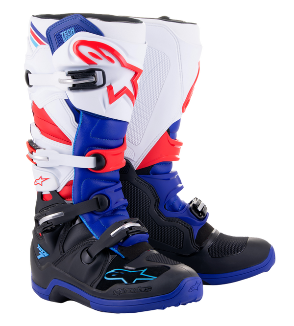 Alpinestars Tech 7 White/Blue - MxStar