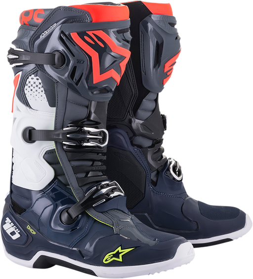 Alpinestars Tech 10 Dark Gray/Red/Dark Blue krossisaapad - MxStar